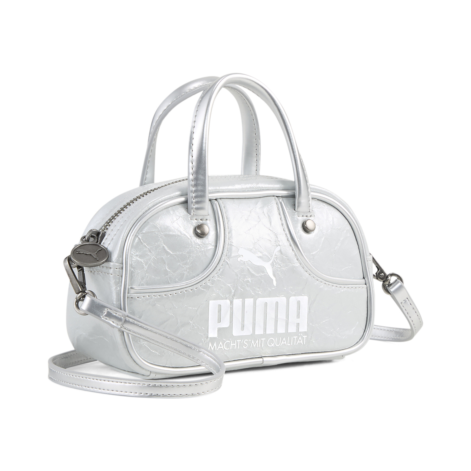 PUMA 1976 Luster Micro 1L Grip Bag in Grey