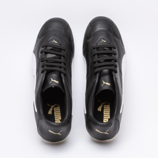 Botines de Fútbol Borussia FG, Puma Black-Puma White-Gold, large-ARG