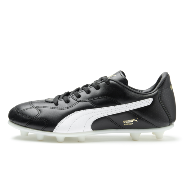 Botines de Fútbol Borussia FG, Puma Black-Puma White-Gold, large-ARG