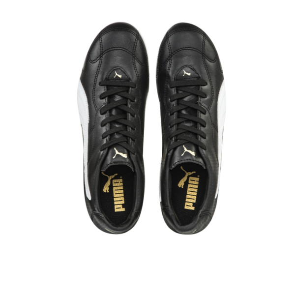 Botines de Fútbol Borussia FG, Puma Black-Puma White-Gold, large-ARG