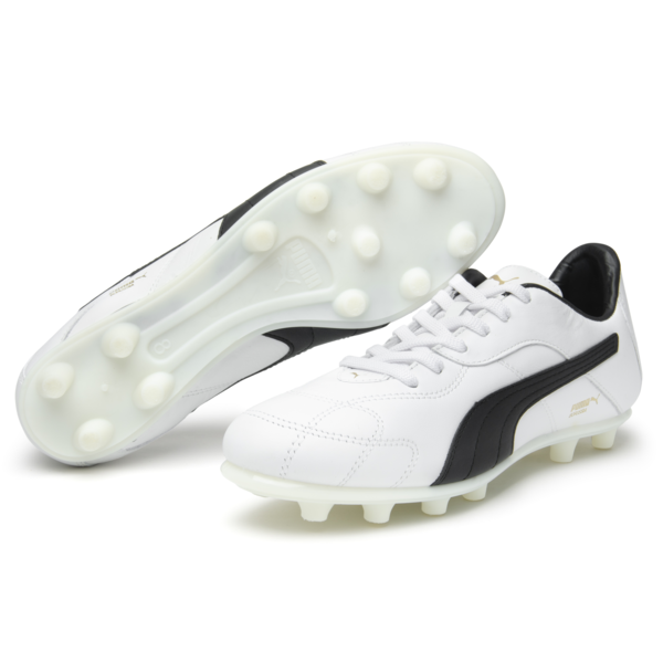 Botines de Fútbol Borussia FG, Puma White-Puma Black, large-ARG