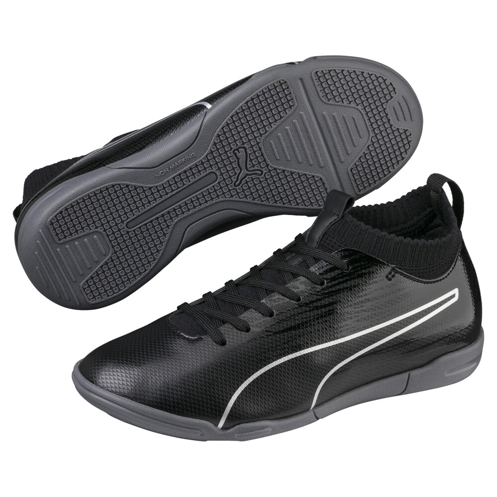 evoKNIT II IT Kids' Football Boots | Black - PUMA