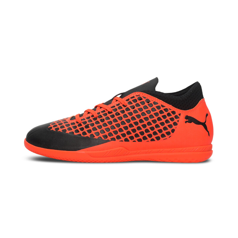 

PUMA FUTURE 2.4 Youth Indoor Turf Football Boots, Black/orange