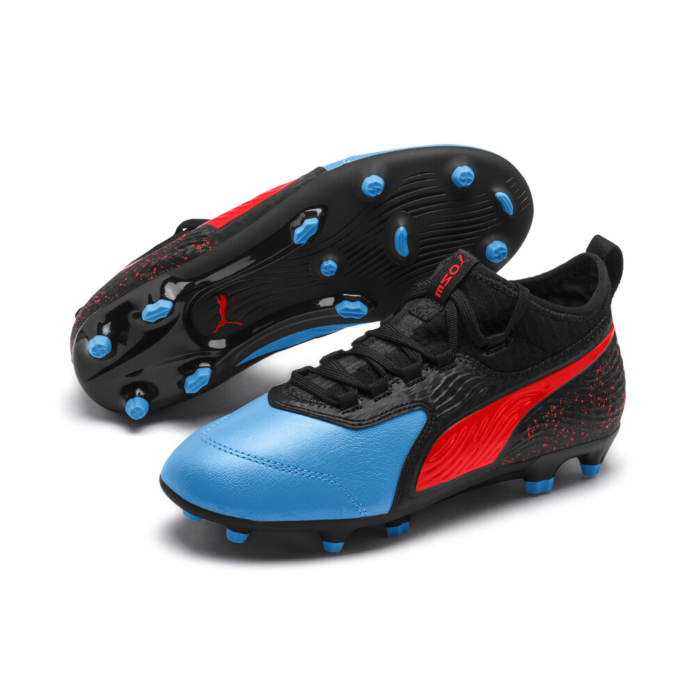 puma blue football boots