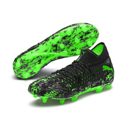 <プーマ公式通販> 30%OFF!プーマ フューチャー 19.1 NETFIT FG/AG メンズ Black-Gray-Green Gecko画像