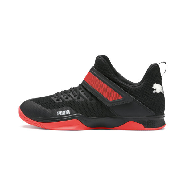 Basket Rise XT3 pour Femme, Noir/Rouge/Argent, Taille 35.5 | PUMA