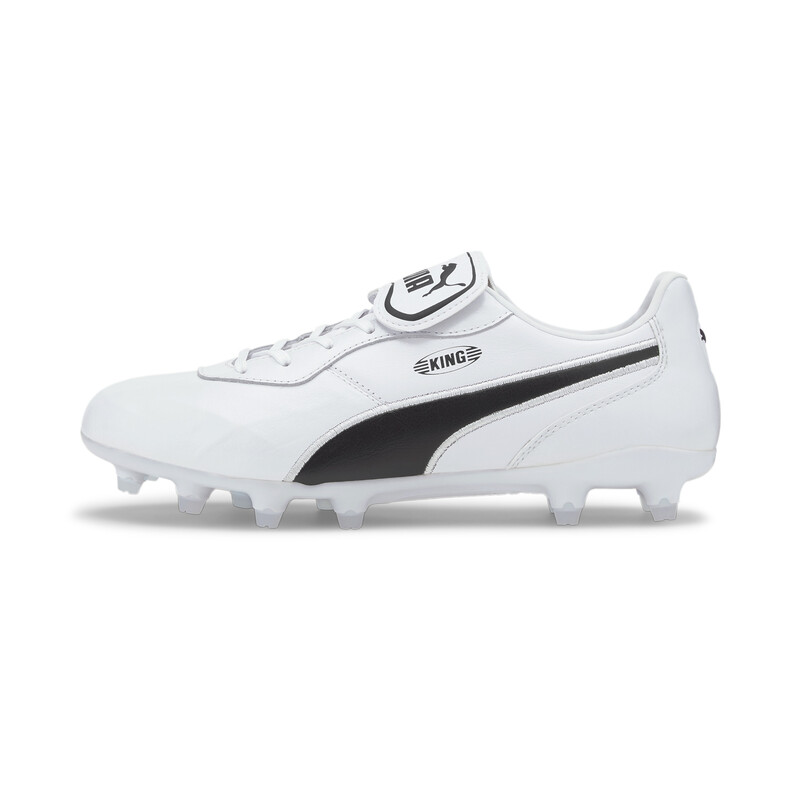 

Men's PUMA KING Top FG Unisex Football Boots, White/black