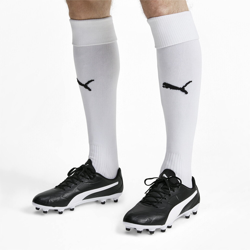Monarch FG Men's Football Boots | Black