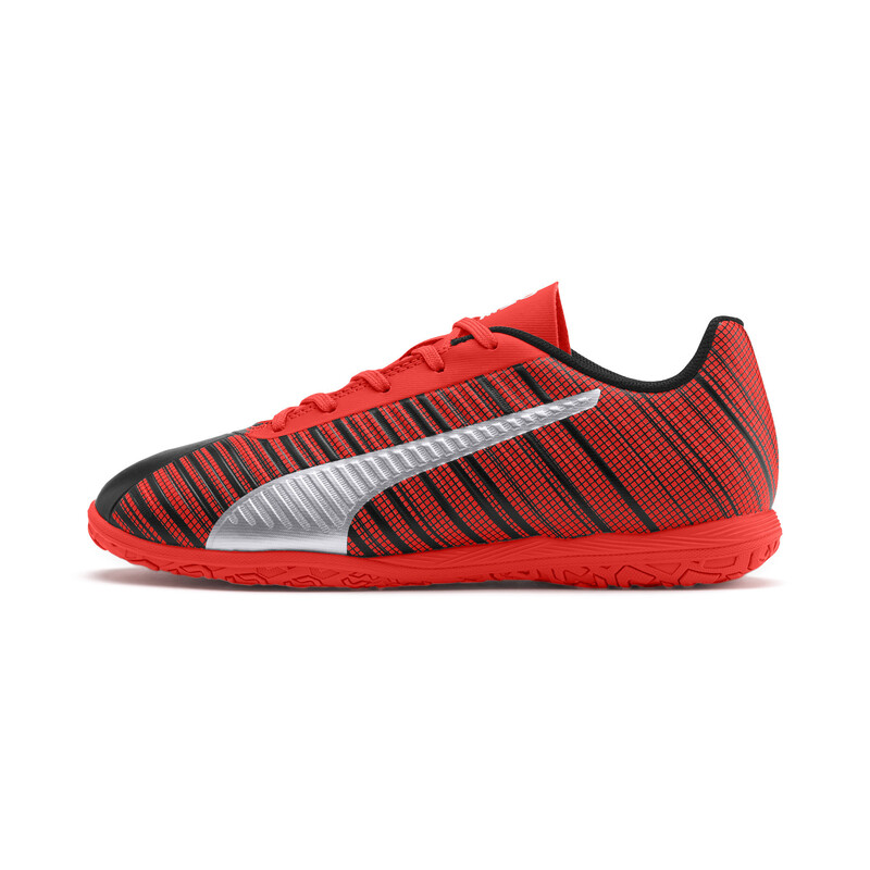 

PUMA ONE 5.4 Youth Indoor Sports Shoes, Black/red/silver