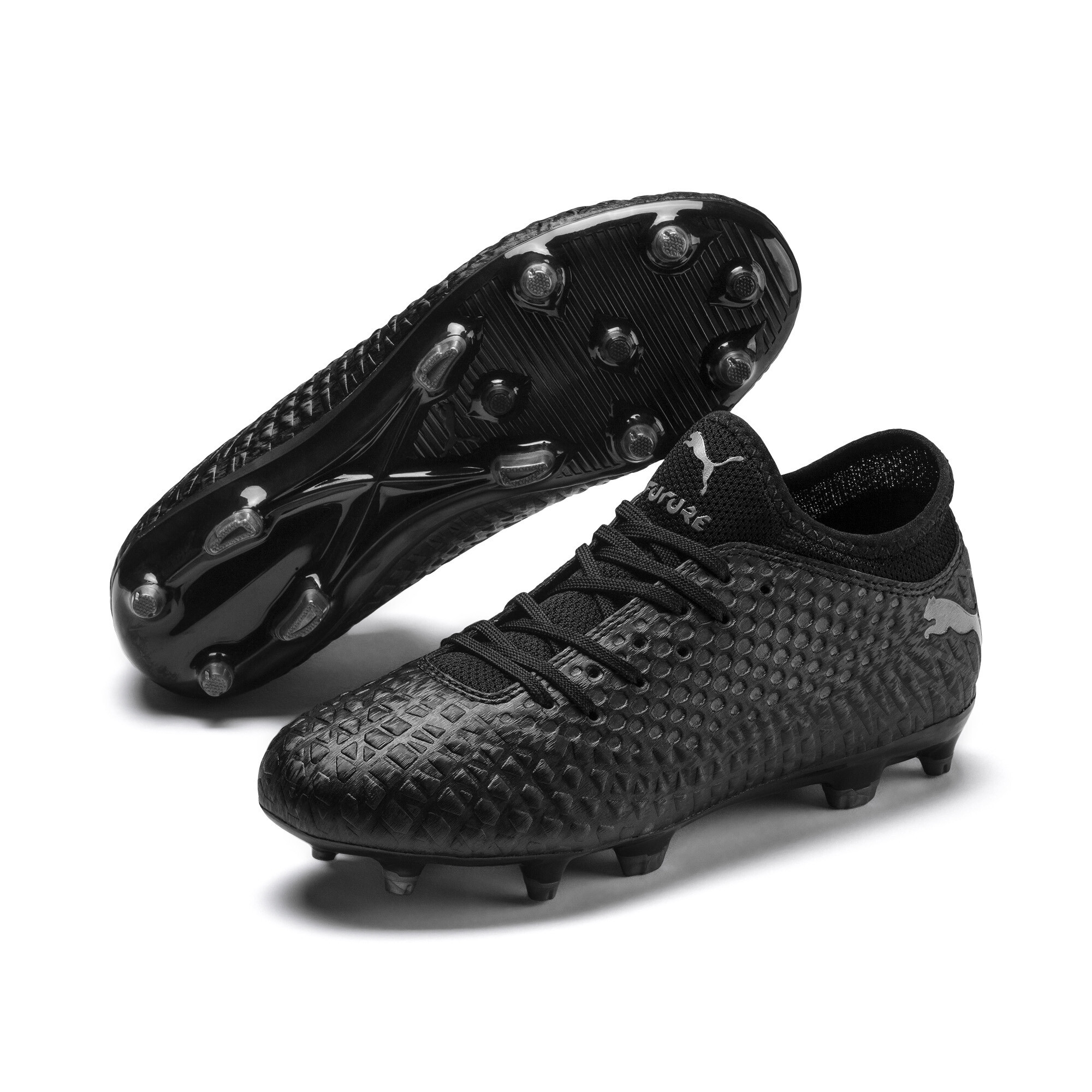 Puma FUTURE 4.4 Youth Football Boots, Black, Size 35.5, Shoes