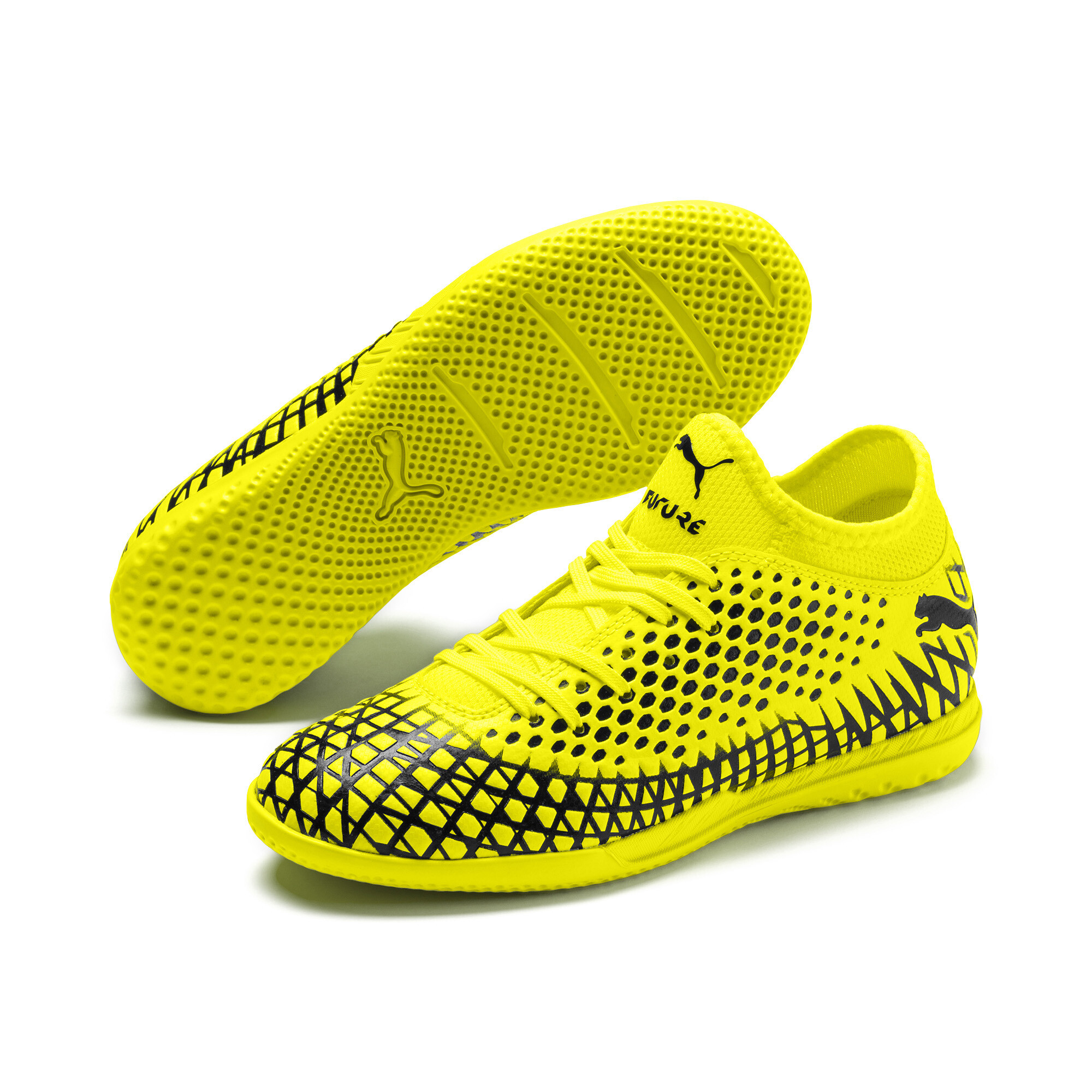 v[} LbY t[`[ 4.4 TbJ[ ChAg[jO JR 18-24.5CM jZbNX Yellow Alert-Puma Black bPUMA.com