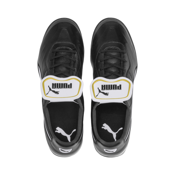KING Top TT Football Boots, Puma Black-Puma White, large-MEX