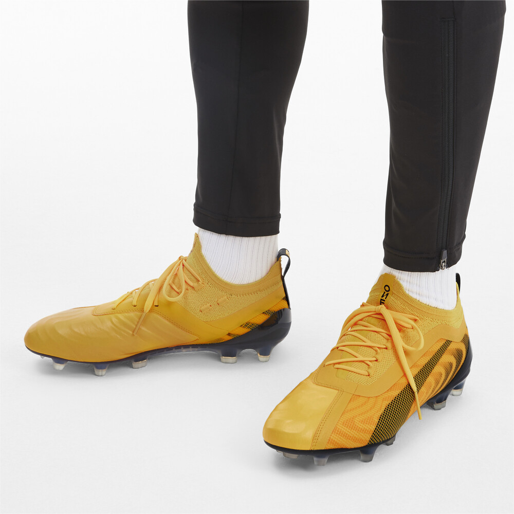 

PUMA - male - Бутсы PUMA ONE 20.1 FG/AG – Yellow - Puma Black-Orange –, Желтый