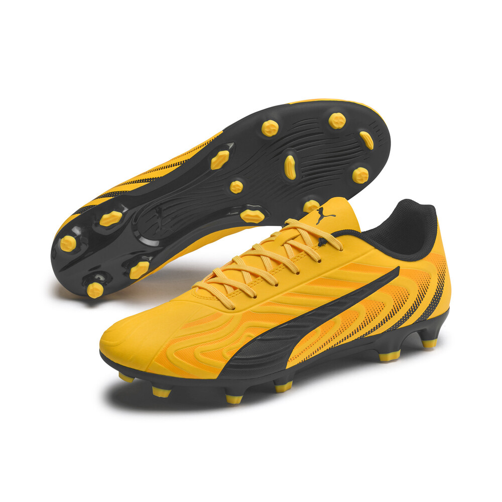 PUMA ONE 20.4 FG/AG Men's Football Boots Yellow PUMA