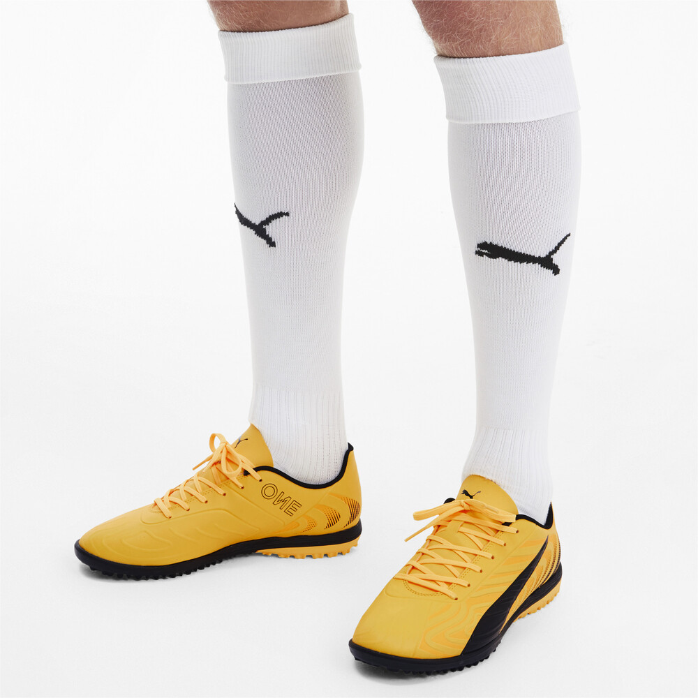 

PUMA - male - Бутсы PUMA ONE 20.4 TT – YELLOW-Puma Black-Orange –, Желтый