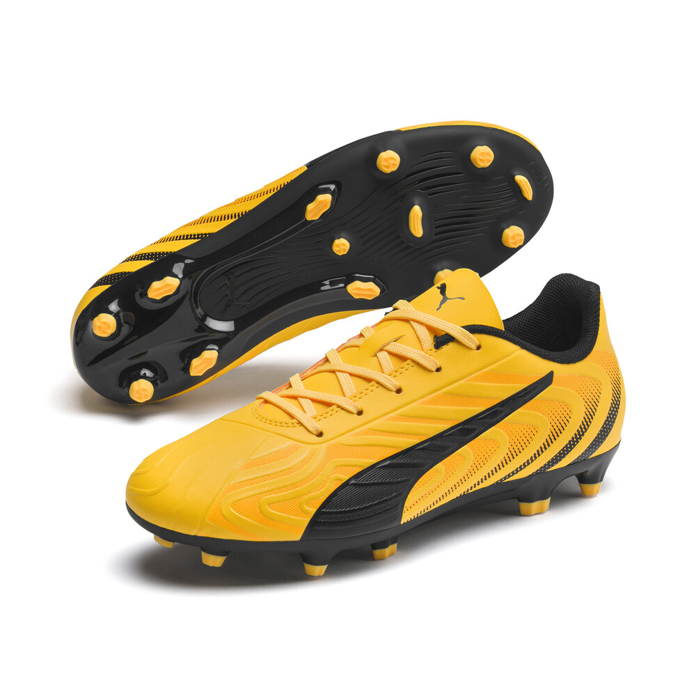 

PUMA - Детские бутсы PUMA ONE 20.4 FG/AG Jr – YELLOW-Puma Black-Orange –, Желтый