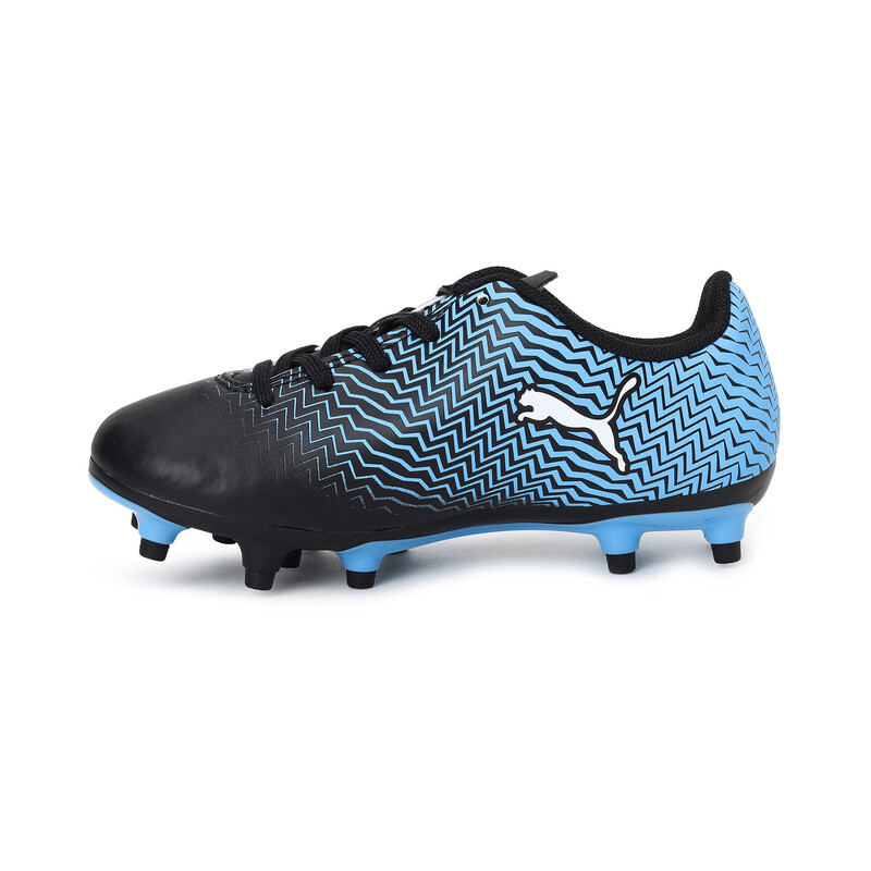

PUMA Rapido II FG Jr Football Boots, White/black/blue