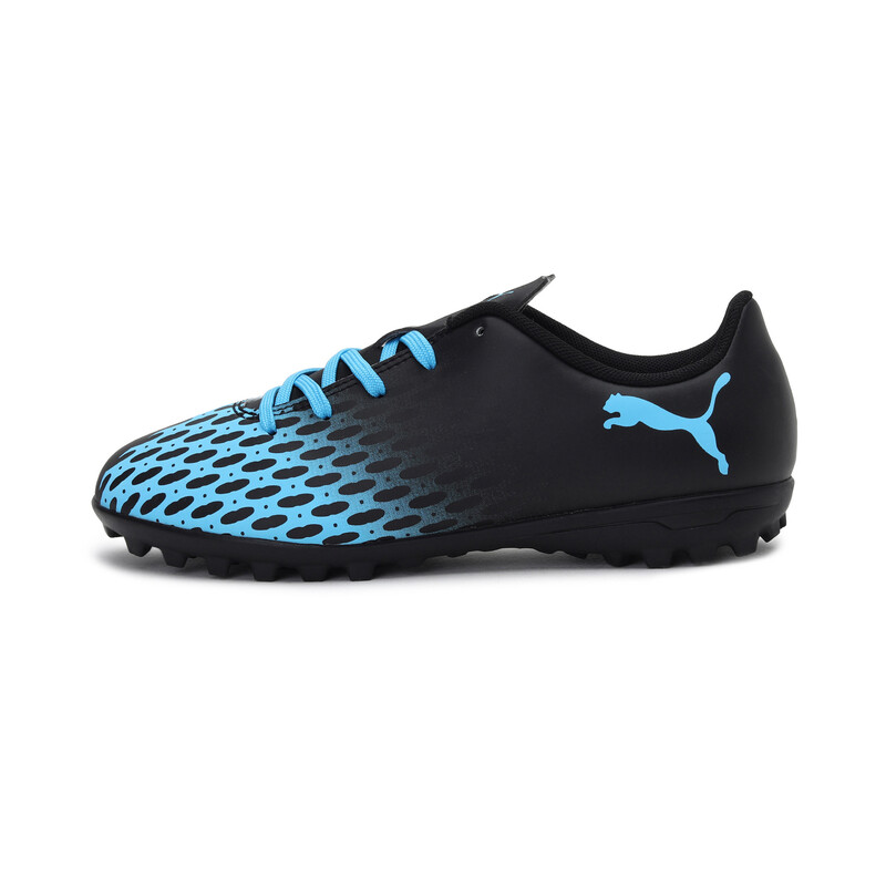 PUMA Spirit III TT Football Shoes JR, Black/blue