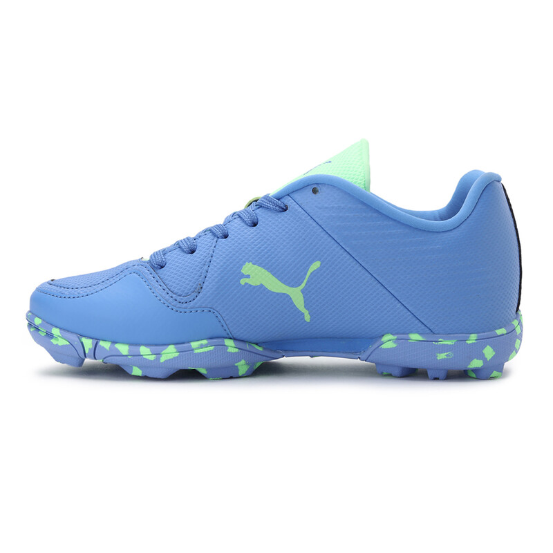 

PUMA EvoSpeed One8 Youth Cricket Shoes, Black/gray/green