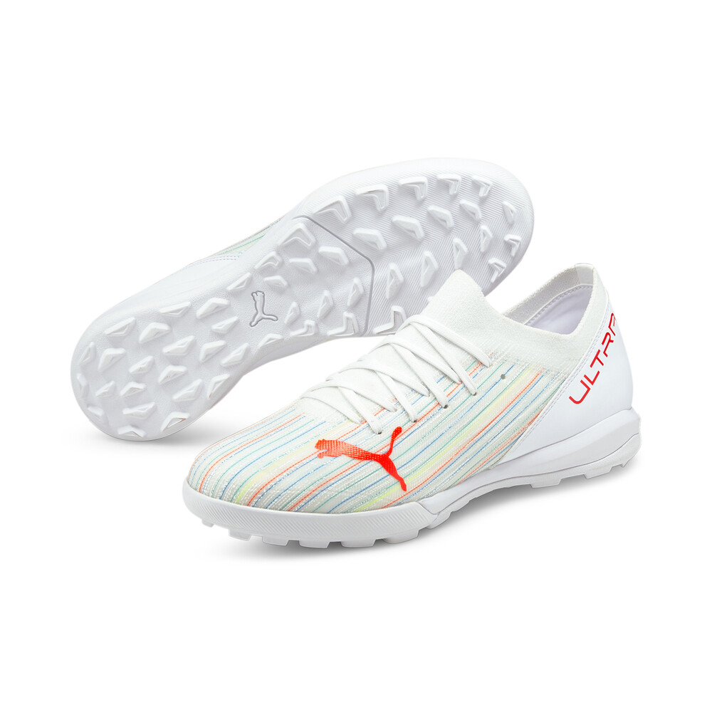 

PUMA - male - Бутсы ULTRA 3.2 TT Men's Football Boots – Puma White-Red Blast-White –, Белый
