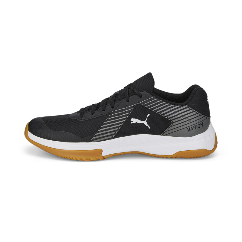 PUMA Varion Unisex Indoor Sports Shoes in Black Gray size UK 7
