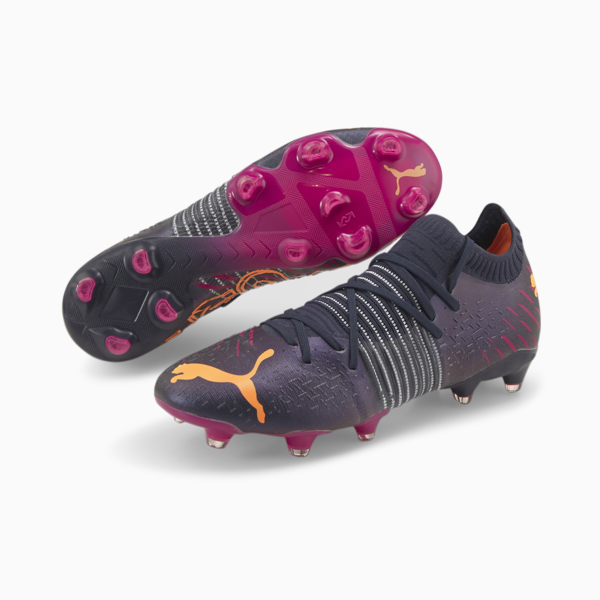 FUTURE 1.2 FG/AG Men's Football Boots, Parisian Night-Neon Citrus-Festival Fuchsia, large-ZAF