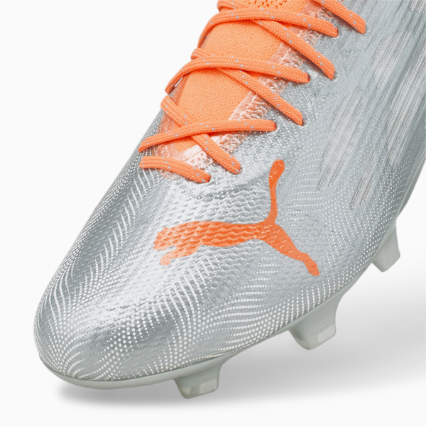ULTRA 1.4 FG/AG Football Boots Unisex, Diamond Silver-Neon Citrus, large-ZAF