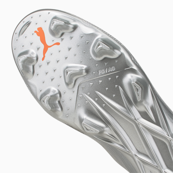 ULTRA 1.4 FG/AG Football Boots Unisex, Diamond Silver-Neon Citrus, large-ZAF