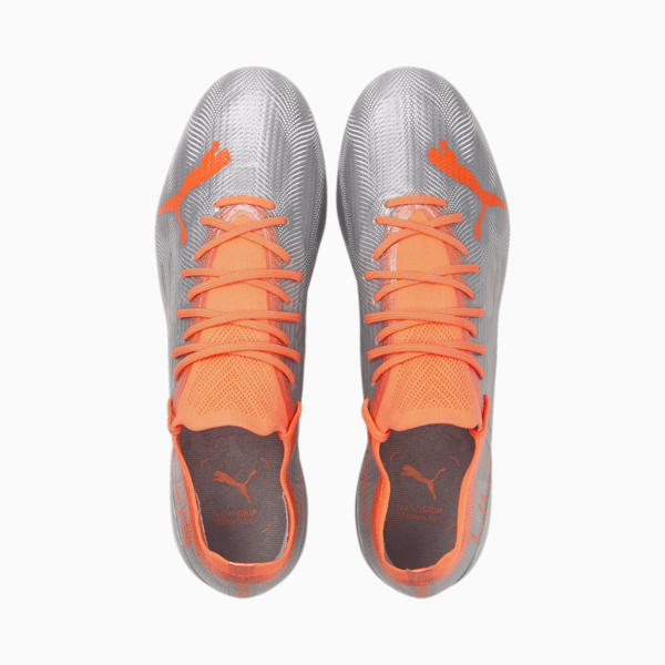ULTRA 1.4 FG/AG Football Boots Unisex, Diamond Silver-Neon Citrus, large-ZAF