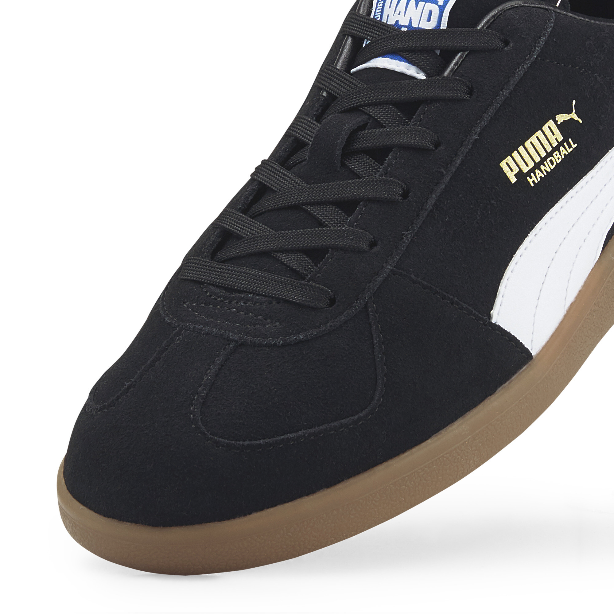 PUMA Handball schoenen, Zwart/Wit, Maat 48 thumbnail 3
