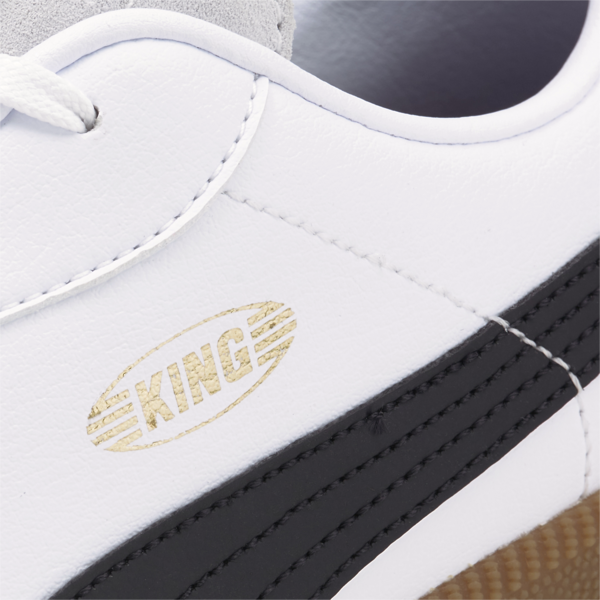 KING 21 IT Football Boots, Puma White-Puma Black-Gum, large-MEX