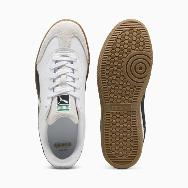 KING 21 IT Football Boots, Puma White-Puma Black-Gum, large-MEX