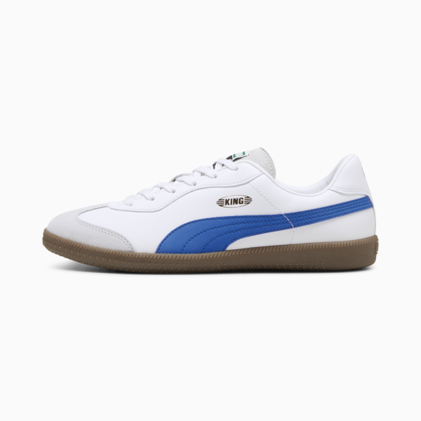 KING 21 IT Football Boots, PUMA White-Bluemazing, large-MEX