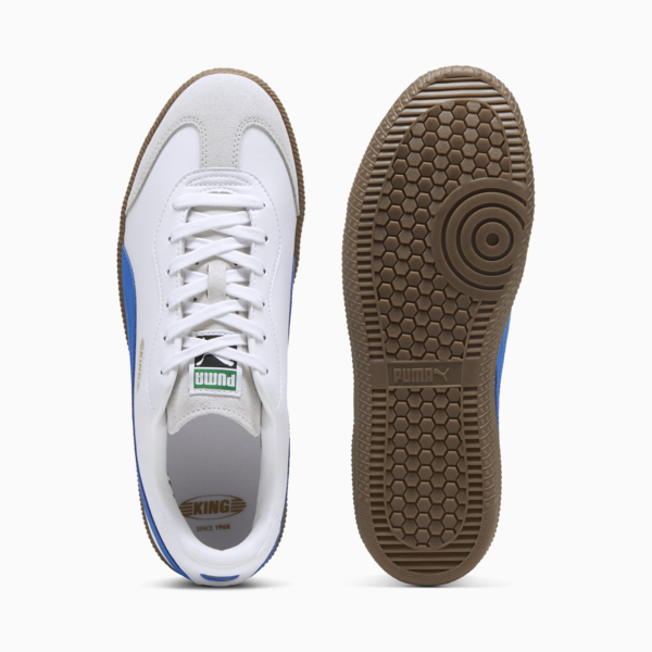 KING 21 IT Football Boots, PUMA White-Bluemazing, large-MEX