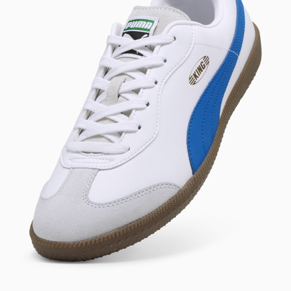 KING 21 IT Football Boots, PUMA White-Bluemazing, large-MEX