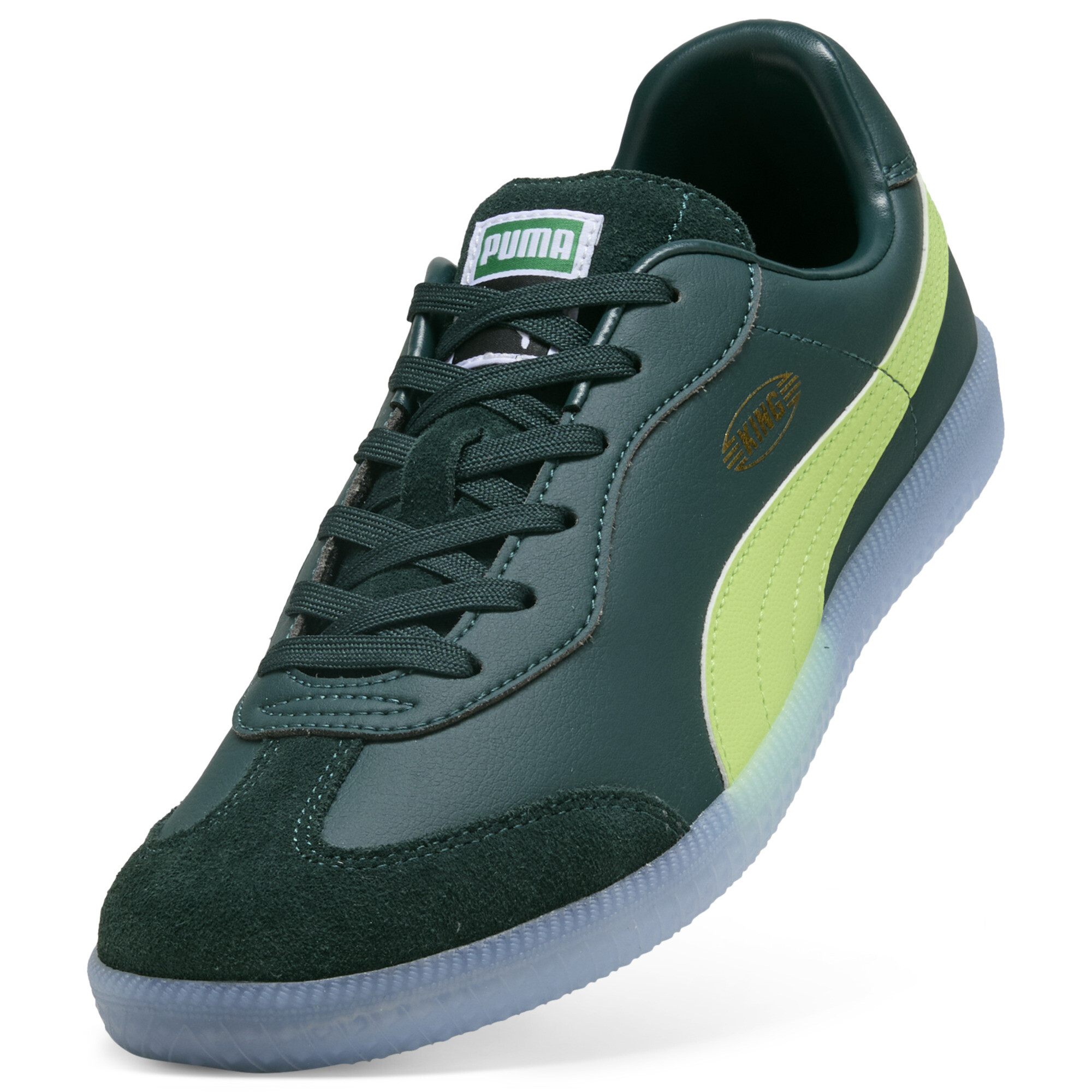 PUMA KING 21 IT voetbalschoenen, Groen, Maat 40 thumbnail 2