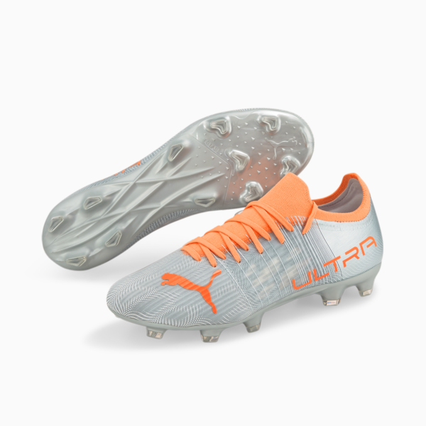 ULTRA 3.4 FG/AG Men's Football Boots, Diamond Silver-Neon Citrus, large-ZAF