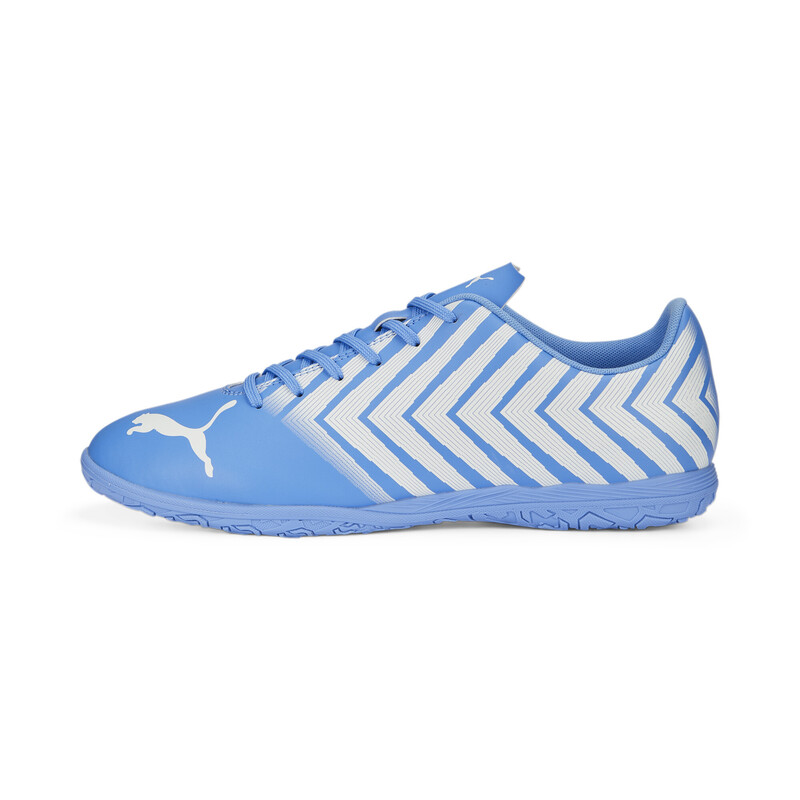 

Men's PUMA TACTO II Indoor Turf Football Boots, White/black/blue