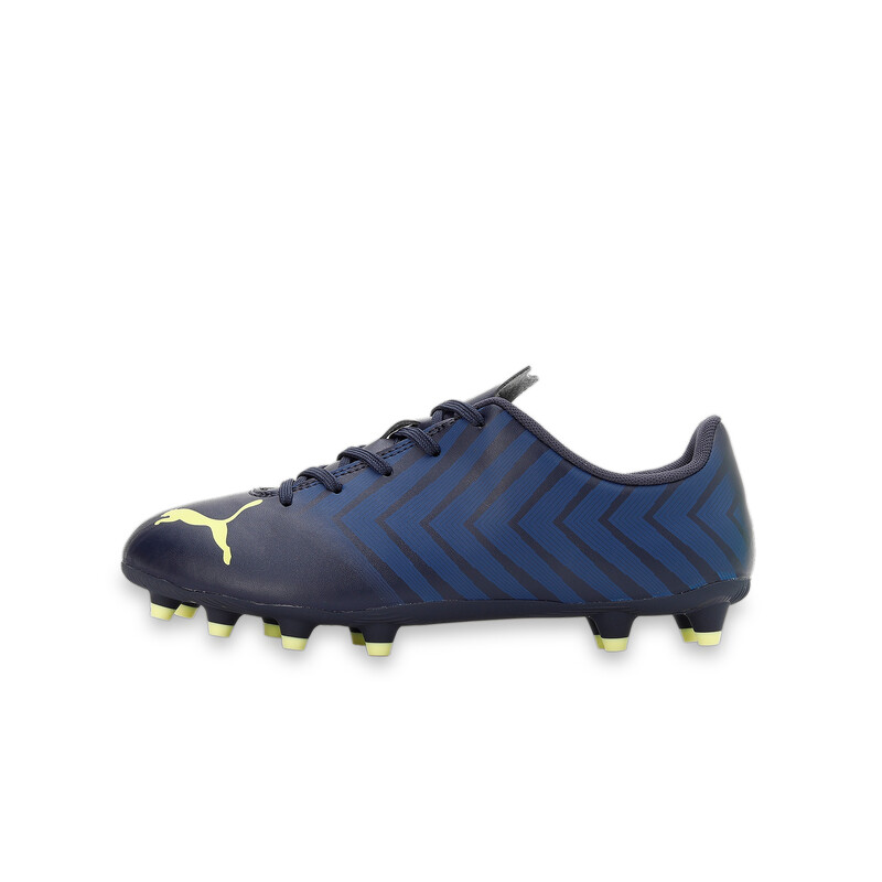 

PUMA TACTO II FG/AG Youth Football Boots, Black/blue/yellow