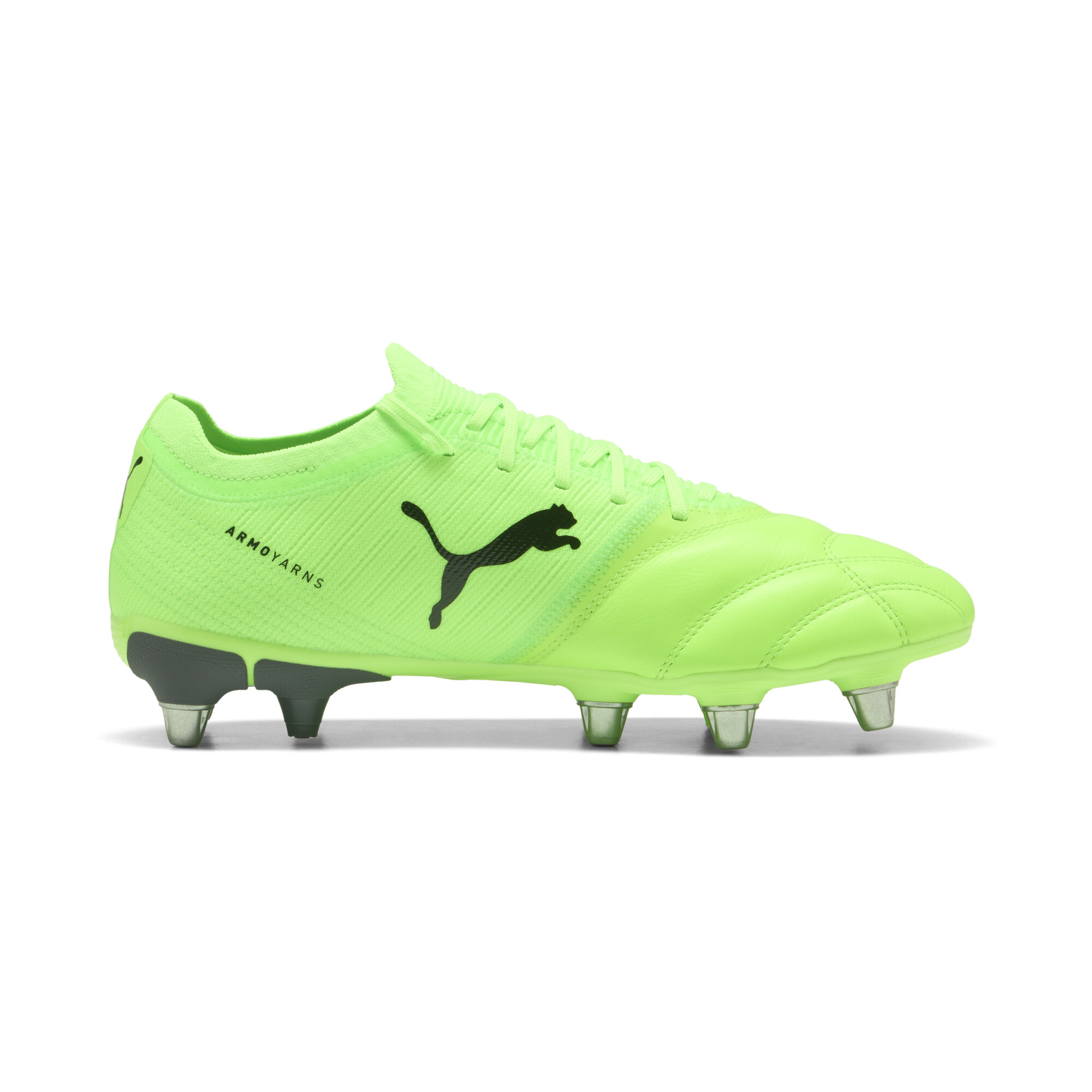 PUMA Avant Pro rugbyschoenen voor Heren, Groen/Zwart/Grijs, Maat 49,5 thumbnail 3