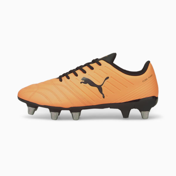 Avant Men's Rugby Boots, Neon Citrus-Puma Black, large-ZAF