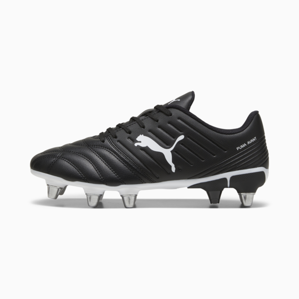Avant Men's Rugby Boots, PUMA Black-PUMA White, large-ZAF