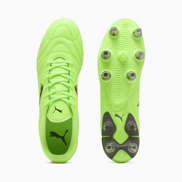 Avant Men's Rugby Boots, Green Glare-PUMA Black-Galactic Gray, large-ZAF