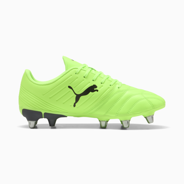 Avant Men's Rugby Boots, Green Glare-PUMA Black-Galactic Gray, large-ZAF