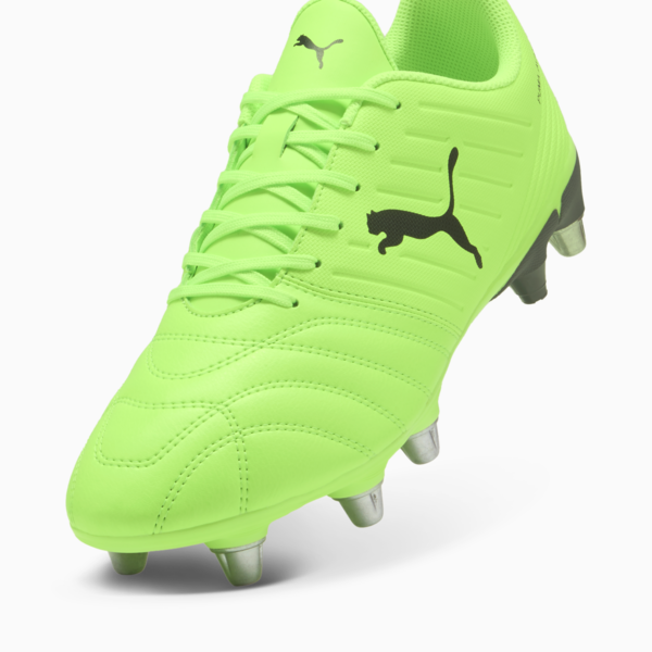 Avant Men's Rugby Boots, Green Glare-PUMA Black-Galactic Gray, large-ZAF