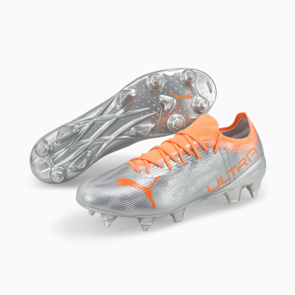 ULTRA 1.4 MxSG Football Boots Unisex, Diamond Silver-Neon Citrus, large-ZAF