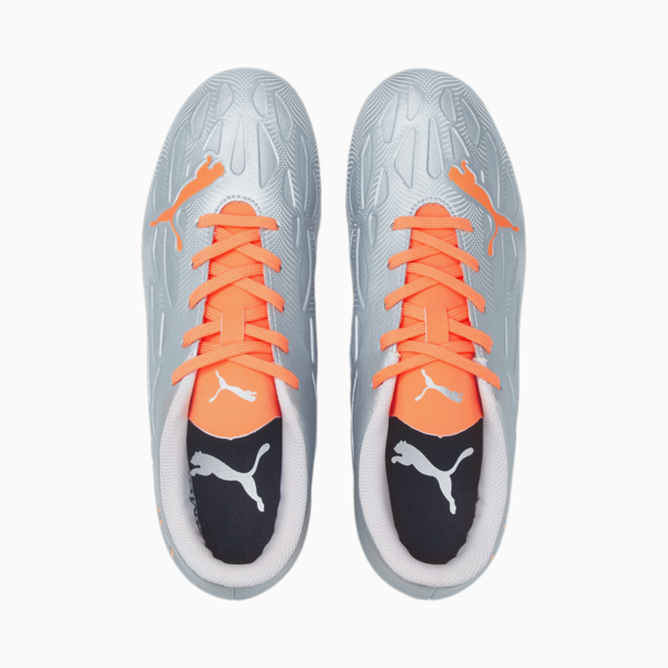 ULTRA 4.4 FG/AG Youth Football Boots, Diamond Silver-Neon Citrus, large-ZAF