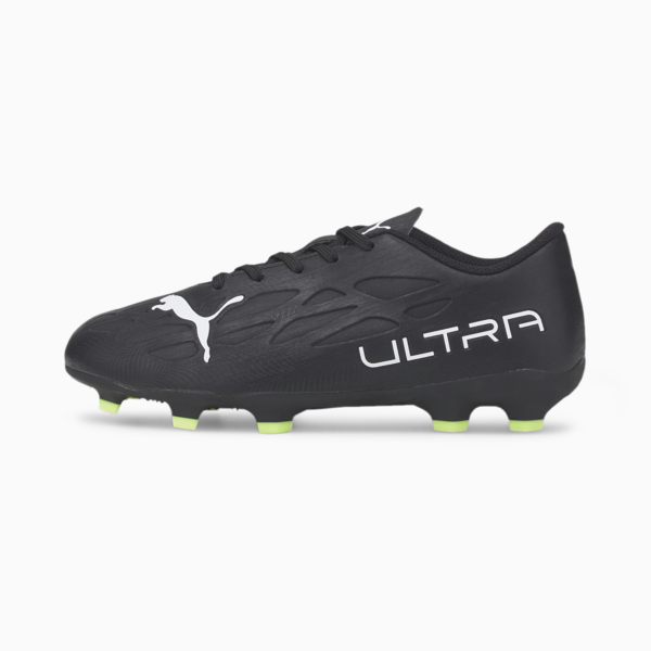 ULTRA 4.4 FG/AG Youth Football Boots, Puma Black-Puma White-Fizzy Light, large-ZAF