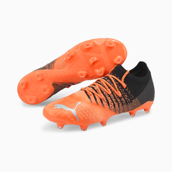 FUTURE 2.3 FG/AG Men's Football Boots, Neon Citrus-Diamond Silver-Puma Black, large-ZAF