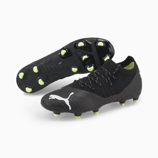 FUTURE 2.3 FG/AG Men's Football Boots, Puma Black-Puma White-Fizzy Light, large-ZAF